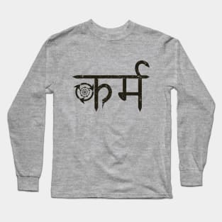 Sanskrit Karma Long Sleeve T-Shirt